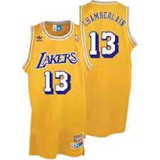 Camiseta nba de Chamberlain Lakers Amarillo